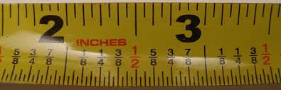 How To Read A Tape Measure Reading Measuring Tape With