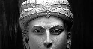 Image of King Ashoka, who converted to Buddhism.