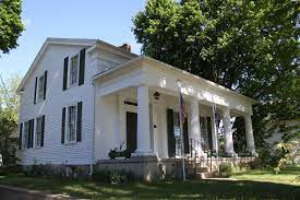 The Governor S Mansion Which Never Actually Housed A Single Michigan Governor The Greek Revival Home Is Now A Museum Greek Revival Home Mansions House Styles