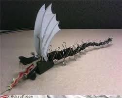 Binder Clip Dragon Binder Clips Traveling By Yourself Job Fails
