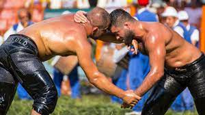 The Weird History Of Oil Wrestling