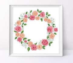 5 out of 5 stars. Download 184 Floral Wreath Cross Stitch Coloring Pages Png Pdf File Free Download Mockups Psd Download Now And Use Them For Personal And Commercial Use We Have Thousands Of Free Graphic Resources