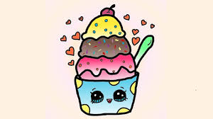 مثلجات رسم ايس كريم كيوت