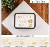 Gifts for Christian Friends - Personalized Prayer Tin