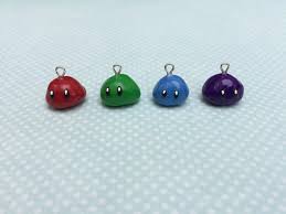 Stardew Valley Slime Polymer Clay Charms Video Game Jewelry Etsy Polymer Clay Charms Clay Charms Polymer Clay Charms Videos