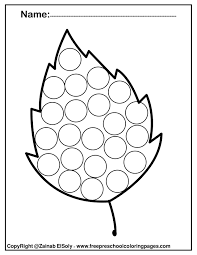 Free Autumn Leaves Fall Do A Dot Marker Coloring Pages Free Printable Preschool Coloring Pages For Toddler Leaf Coloring Page Fall Coloring Pages Dot Markers