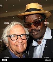 Albert Mayles and Fab Five Freddy Kim Hastreiter is awarded with the  Eugenia Sheppard Award at the CFDA Awards Ceremony New Stock Photo