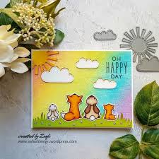 Card Critters Lawn Fawn Fox Rabbit Bunny Wish Upon A Star Oh Happy Day Safsafdesign By Zsofi Cee Pinned 3 3 19 Lawn Fawn Cards Lawn Fawn Stamps Cards