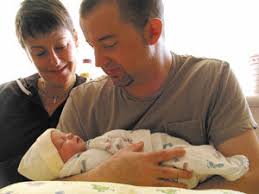 Parents welcome first baby of 2008