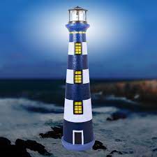 Our wooden, polywood and stone wishing wells are bult to last. Large Solar Revolving Light House Garden Decoration
