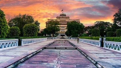 Govind Dev Ji Temple complex within City Palace, AI generated