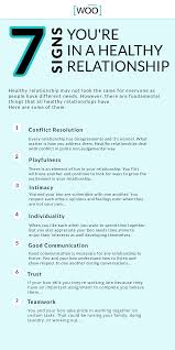 Was it something she did? 7 Signs You Re In A Healthy Relationship Infographic Wooyourboo
