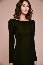 Talitha Long-Sleeve Crepe Gown