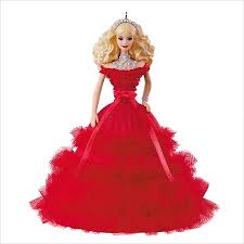 2018 Holiday Barbie 4th Caucasian Hallmark Keepsake Ornament Qx9283 Bought In 2018 At Hallmark F Christmas Barbie Holiday Barbie Barbie Christmas Ornaments
