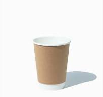 UNIQ 12 oz Double Wall Kraft Paper Coffee Cups - 500/Case ...