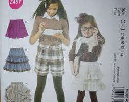 Whatever you're shopping for, we've got it. Mccall S Girls Short Skirts And Shorts Sewing Pattern 6391 Size Cce Chj Girls 3 4 5 6 7 8 10 12 14 Craft Supplies Tools Kits How To Kromasol Com