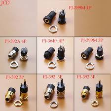 2PCS 3.5MM PJ-392 392A 399M 3640 Stereo Female Socket Jack With Screw 3.5  Audio Video Headphone Connector