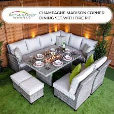 Garden Furniture Sale Flat 10 Off Hurry Up Corner Dining Set Corner Sofa Set Rectangular Fire Pit