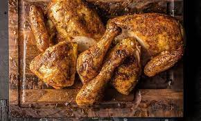 Place the chicken pieces, skin side down, on the hot grate, over the pan. Traeger Bbq Half Chickens Recipe Traeger Grills