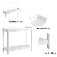 Shop inmod's unique selection of modern console & entryway tables for a look that can range from modern and contemporary to retro inspired. Modern Wooden Console Table Living Room Side End Table Hall Wine Rack Bar Cabinet Dressing Dresser Desk Hallway Shelf Storage
