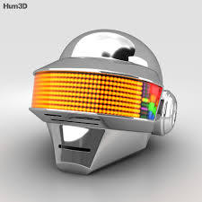 3d modeling daft punk helmet. Daft Punk Thomas Helmet 3d Model Clothes On Hum3d