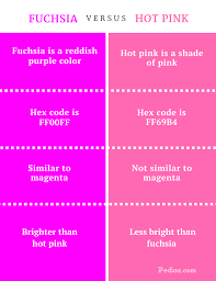 İsimler gibi mor ve modena arasındaki fark. Fusya Ve Sicak Pembe Arasindaki Fark 2021 Haber