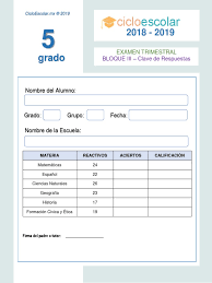 Tus libros de texto en internet. Clave Respuestas Trimestral Bloque3 Quinto Grado 2018 2019 Satelite Natural Planetas
