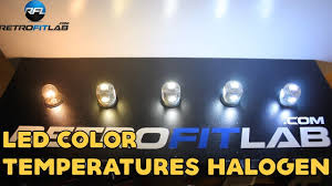 Led Color Temperatures Halogen 3000k 4300k 6000k 8000k T10 Bulb