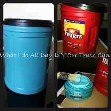 Garbage can prime rib roast. Paint Folgers Cans Diy Car Trash Can Trash Can For Car Car Trash