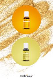 When mixing colors, make sure to use a toothpick to add just a little bit at a time to achieve the exact shade of color you're after. Golden Glitter Colors For Food Decorating Natural Food Coloring Food Coloring Gel Food Coloring