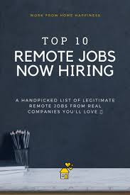 10 Awesome Work From Home Jobs Hiring This Week Apply Now In 2020 Work From Home Jobs Working From Home Home Jobs