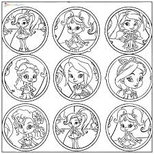 Ausmalbilder Rainbow Rangers Drucken Kleine Zauberinnen