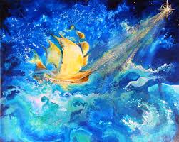 Polestar Acrylic Painting By Dana Lynne Andersen Awakening Art Magical Art Art