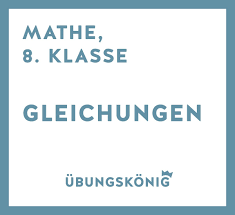 Kostenlose Arbeitsblatter Und Ubungen Als Pdf Zu Den Gleichungen Fur Mathe In Der 8 Klasse Am Gymnasium Mit Losungen Mat Gleichungen Nachhilfe Mathe Mathe
