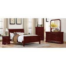Find a great collection of 5 piece queen bedroom sets at costco. Bedroom Sets Louis Philippe C4937 5 Pc Queen Sleigh Bedroom Set At Billy S Furniture