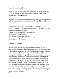El astrofísico y divulgador de la ciencia neil degrasse tyson, por ejemplo, tiene la esperanza de que no solo lo. La Ciencia Segun Mario Bunge Metodo Cientifico Razon