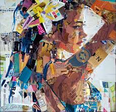 Collage Artist Masterfully Controls Chaos Collage Artwork Collage Portrait Art