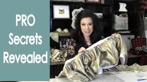 Do you put a bed skirt on a 4 poster bed. How To Sew A Bed Skirt For A Poster Bed Renee Romeo Youtube