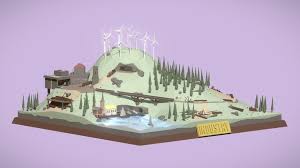 Industry By Kevin Pauly 3d Model 3d Model Art Projects Landscape