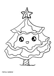 Christmas Christmastree Coloring Coloringpages Coloringpagesforkids Printables Natale Al Sagoma Di Albero Alberi Di Natale Pagine Da Colorare Di Natale