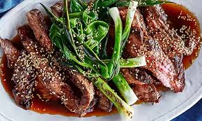 Maybe you would like to learn more about one of these? Recipe Monday Soy Sauce Marinated Grilled Flank Steak And Scallions Ay Magazine