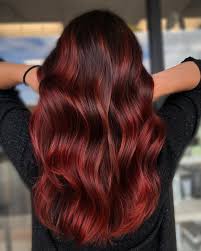 Black and fiery red black and red is a combo to kill, which is why it's such a popular choice for edgier ladies who want two hair colors. Red And Black Hair Ombre Balayage Highlights