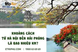 Khoảng cách từ Hà Nội đến Hải Phòng thực tế là bao nhiêu km?