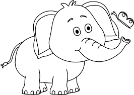 Black And White Elephant Pictures So Cute Elephant Clip Art Elephant Black And White Elephant Images