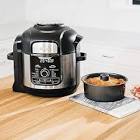 Â® Foodiâ„¢ Deluxe Pressure Cooker & Air Fryer w/ 9 Pre-set Functions, Stainless Steel, 8qt Ninja