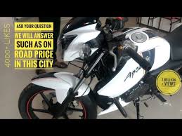 The apcahe rtr 160 hyperedge is the youngest sportsbike in the apache class. Apache Rtr 160 Bs4 2018 Bike Top Speed On Road Price Delhi Tvs Bike Review With Cc Languages Youtube