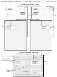 Vorlage brief für fensterumschlag din a4. Brief Grossbrief C4 Briefumschlag Beschriften