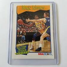 Rookie cards, autographs and more. 1991 92 Nba Hoops Magic Erving Johnson Active Assist Leader Card 535 La Ebay