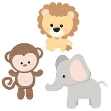 Pin By Paige Hernandez On Sewing For Baby Baby Jungle Animals Cute Animal Clipart Animal Clipart