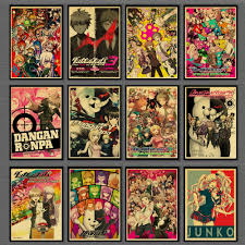 Goodbye despair unlike the previous game, has no anime adaptation. Buy Online Vintage Poster Anime Game Danganronpa Retro Posters And Prints Art For Home Living Room Bar Wall Sticker Painting Alitools